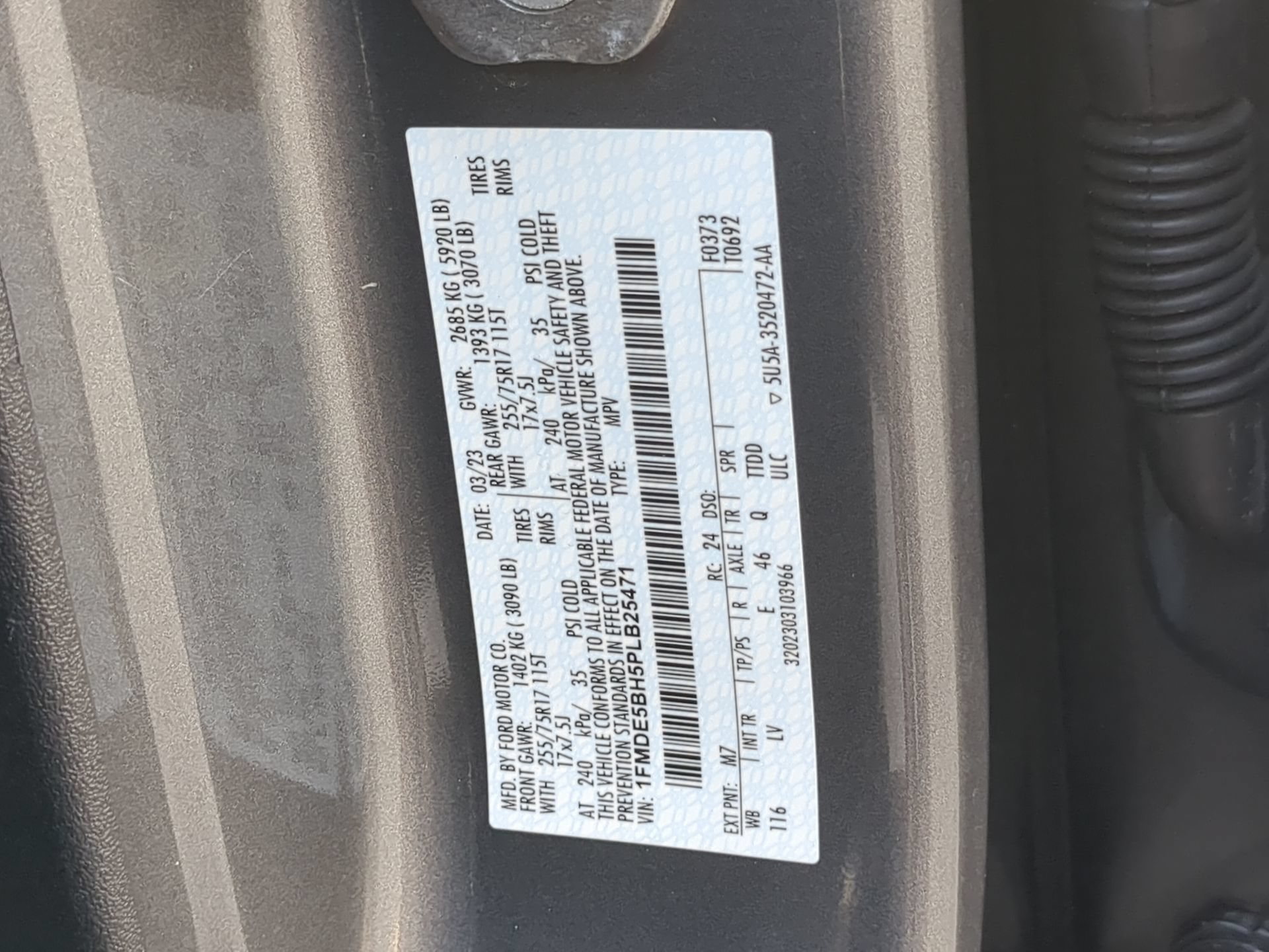 Certified Used 2023 Carbonized Gray Metallic Ford Big Bend image 70