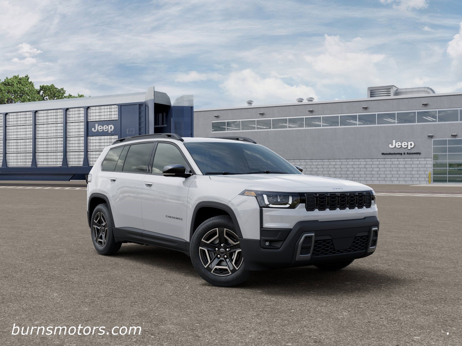 New 2026 Bright White Clear-Coat Exterior Paint Jeep Limited image 5