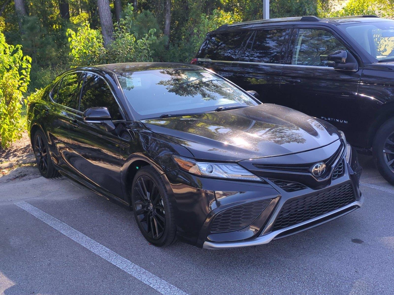 Used 2023 Midnight Black Metallic Toyota XSE image 3