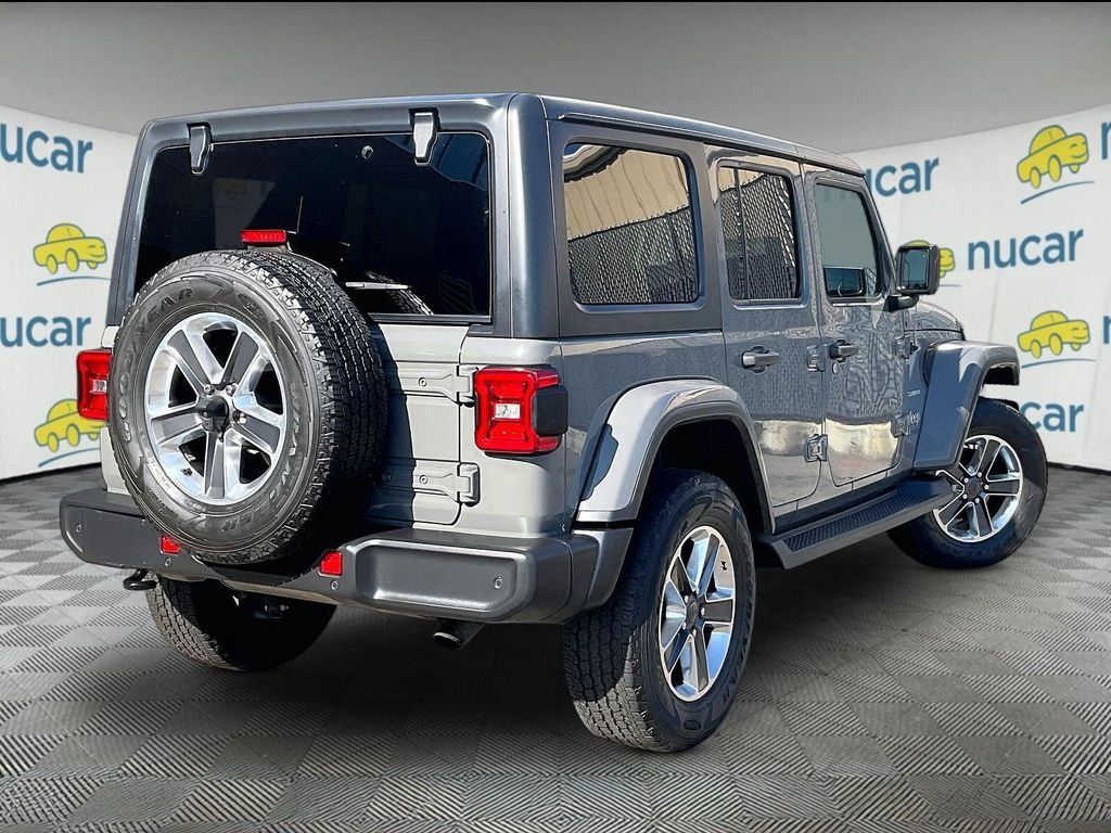 Used 2021 Gray Jeep Unlimited Sahara image 6