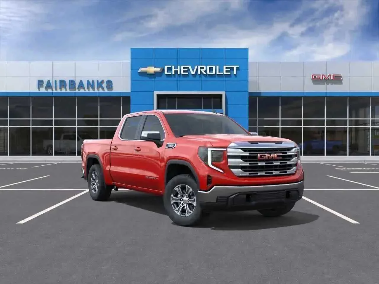 New 2026 Cardinal Red GMC SLE image 1