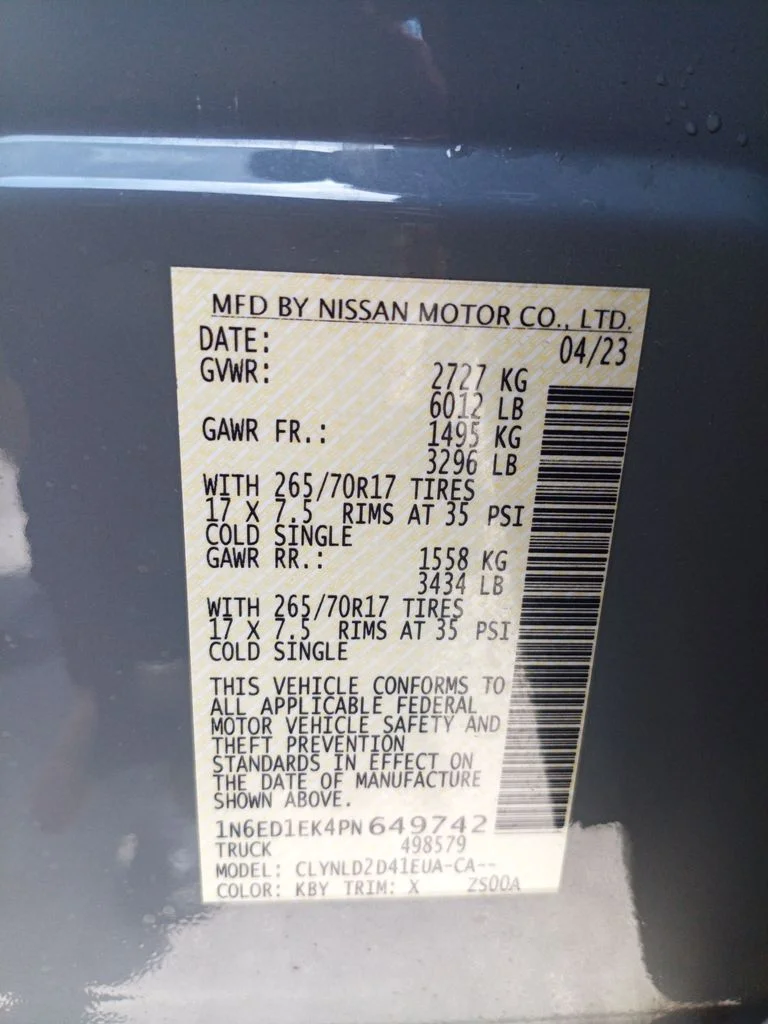 Used 2023 Gray Nissan PRO-4X image 29