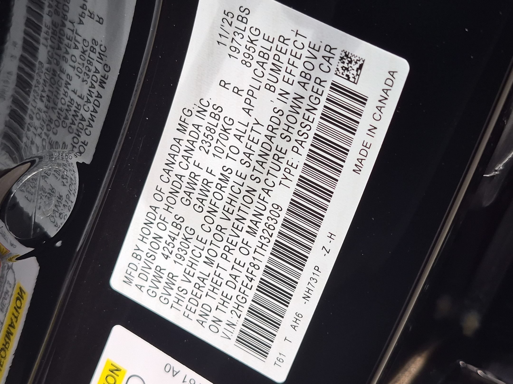 Used 2026 Black Honda Sport image 33