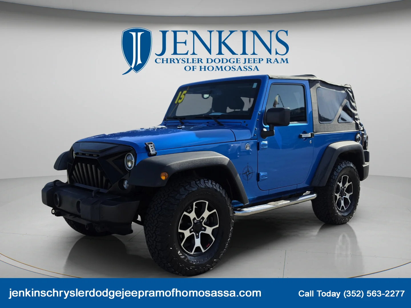 Used 2015 Hydro Blue Pearl Coat Jeep Sport image 10