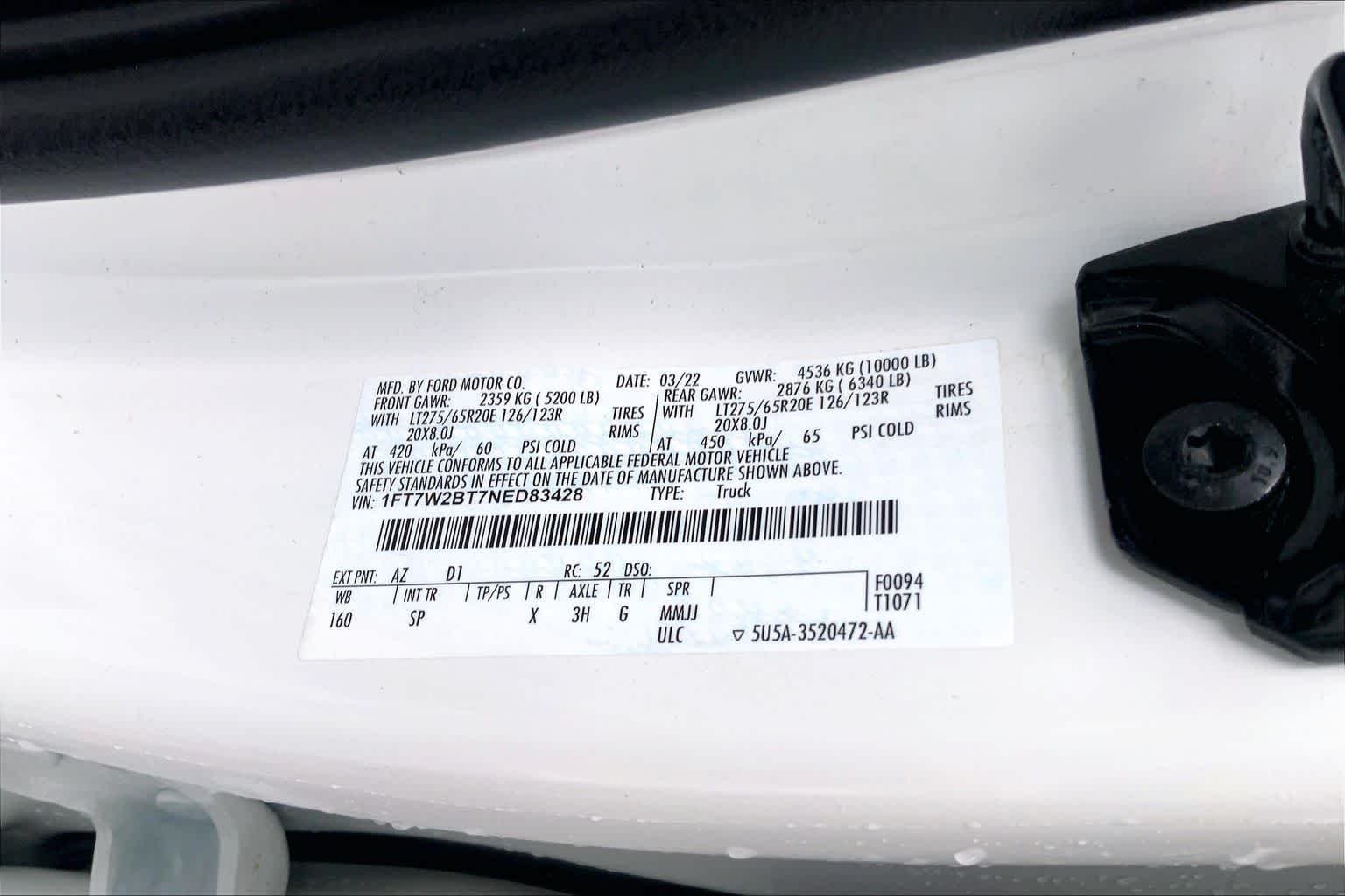 Used 2022 Star White Ford King Ranch image 34