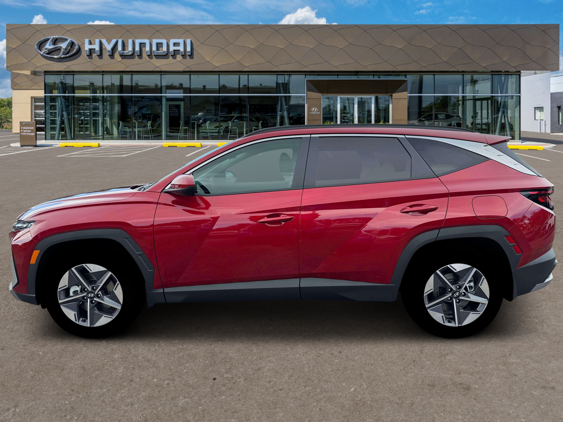 New 2026 Ultimate Red Hyundai SEL FWD image 3