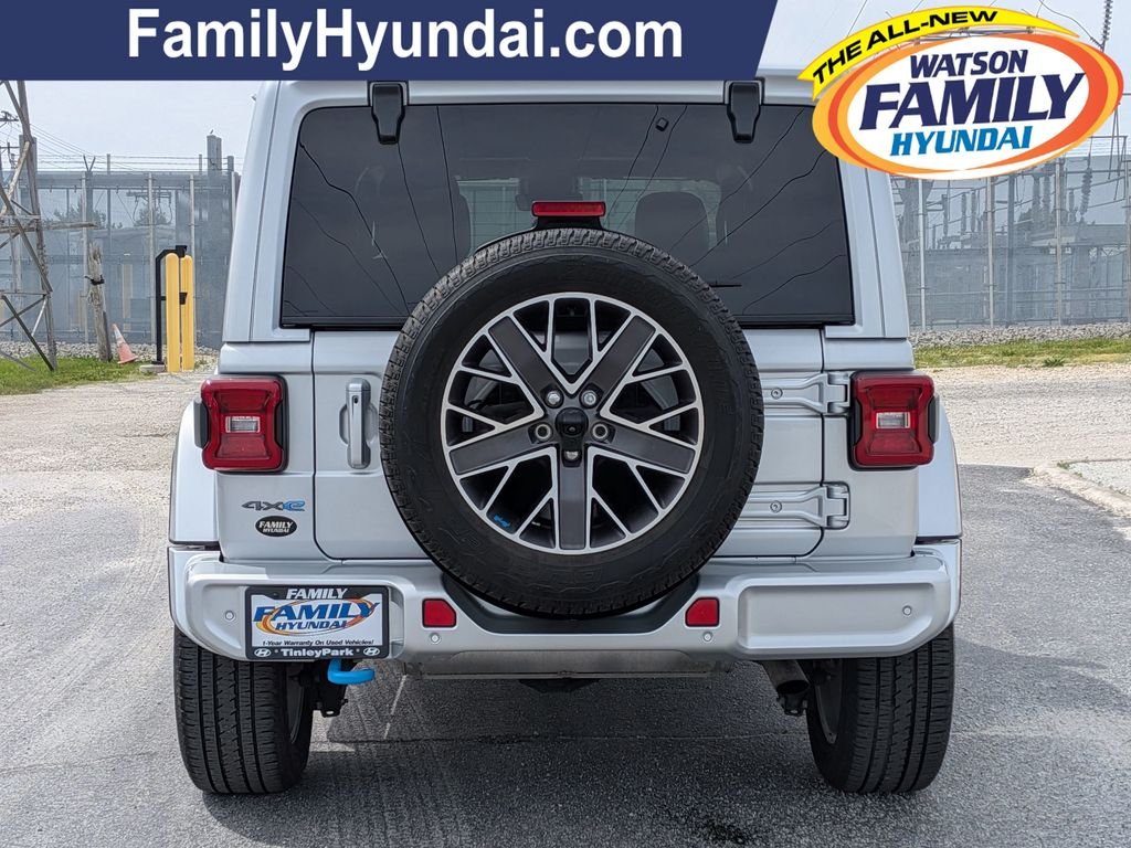 Used 2023 Silver Jeep Sahara 4xe image 4