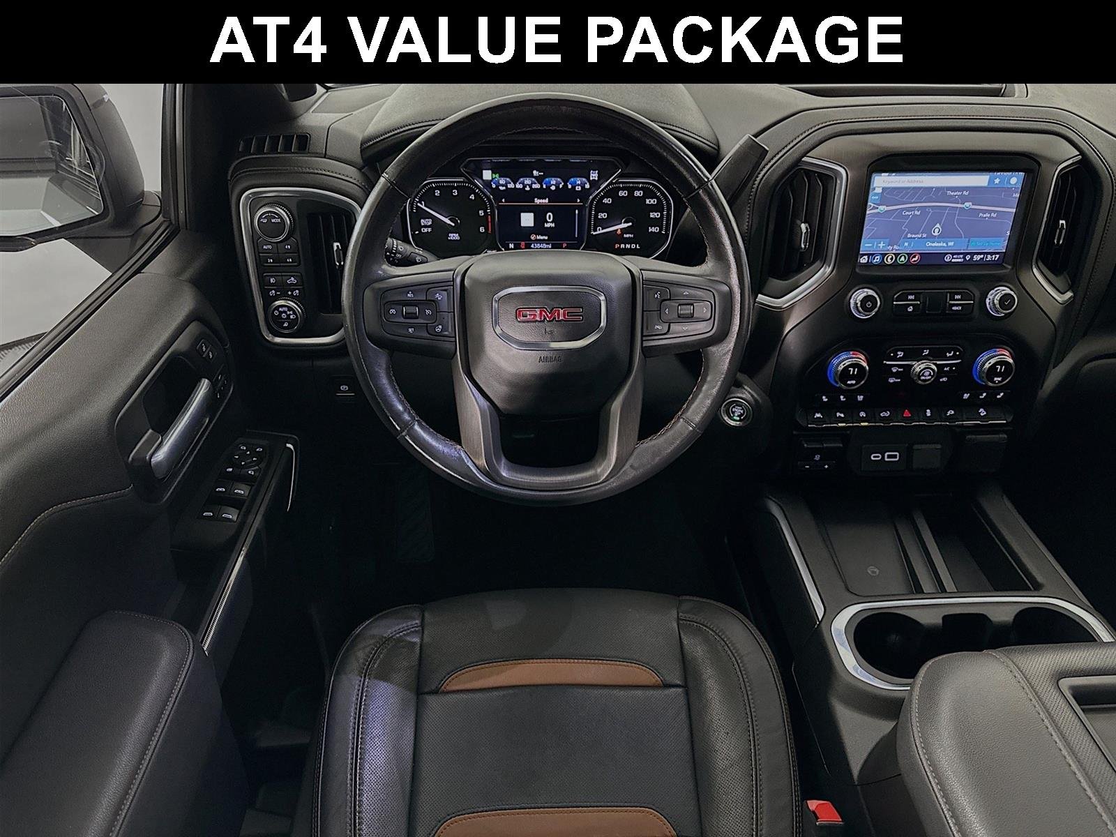 Used 2021 GMC Sierra 1500 AT4 with VIN 1GTU9EET6MZ253686 for sale in Winona, Minnesota