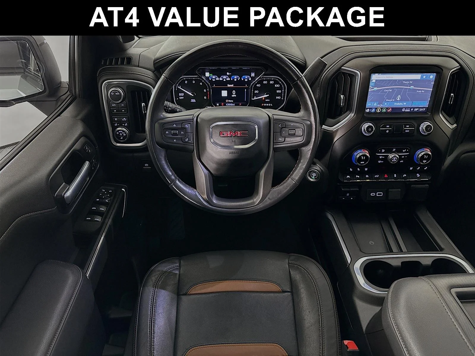 Used 2021 GMC Sierra 1500 AT4 with VIN 1GTU9EET6MZ253686 for sale in Winona, Minnesota