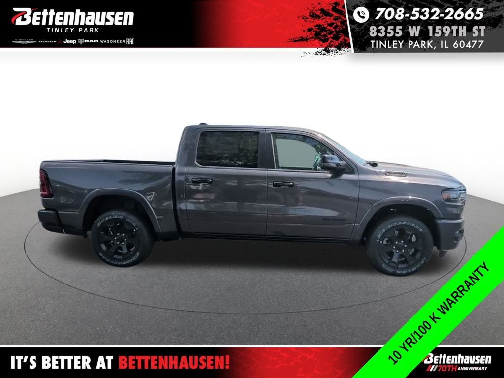 New 2026 Granite Crystal Metallic Clear-Coat Exterior Paint RAM Big Horn image 4
