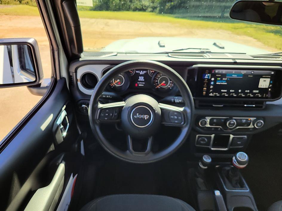 Used 2024 Bright White Clearcoat Jeep Sport image 28