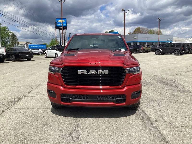 New 2026 Molten Red Pearl-Coat Exterior Paint RAM Laramie image 2