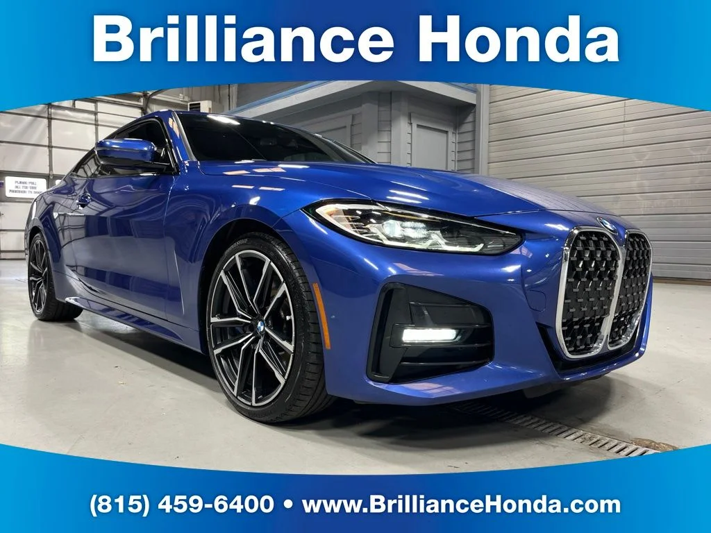 Used 2021 Blue Metallic BMW 430i image 1
