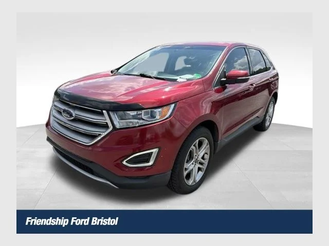 Used 2017 Red Ford Titanium image 1