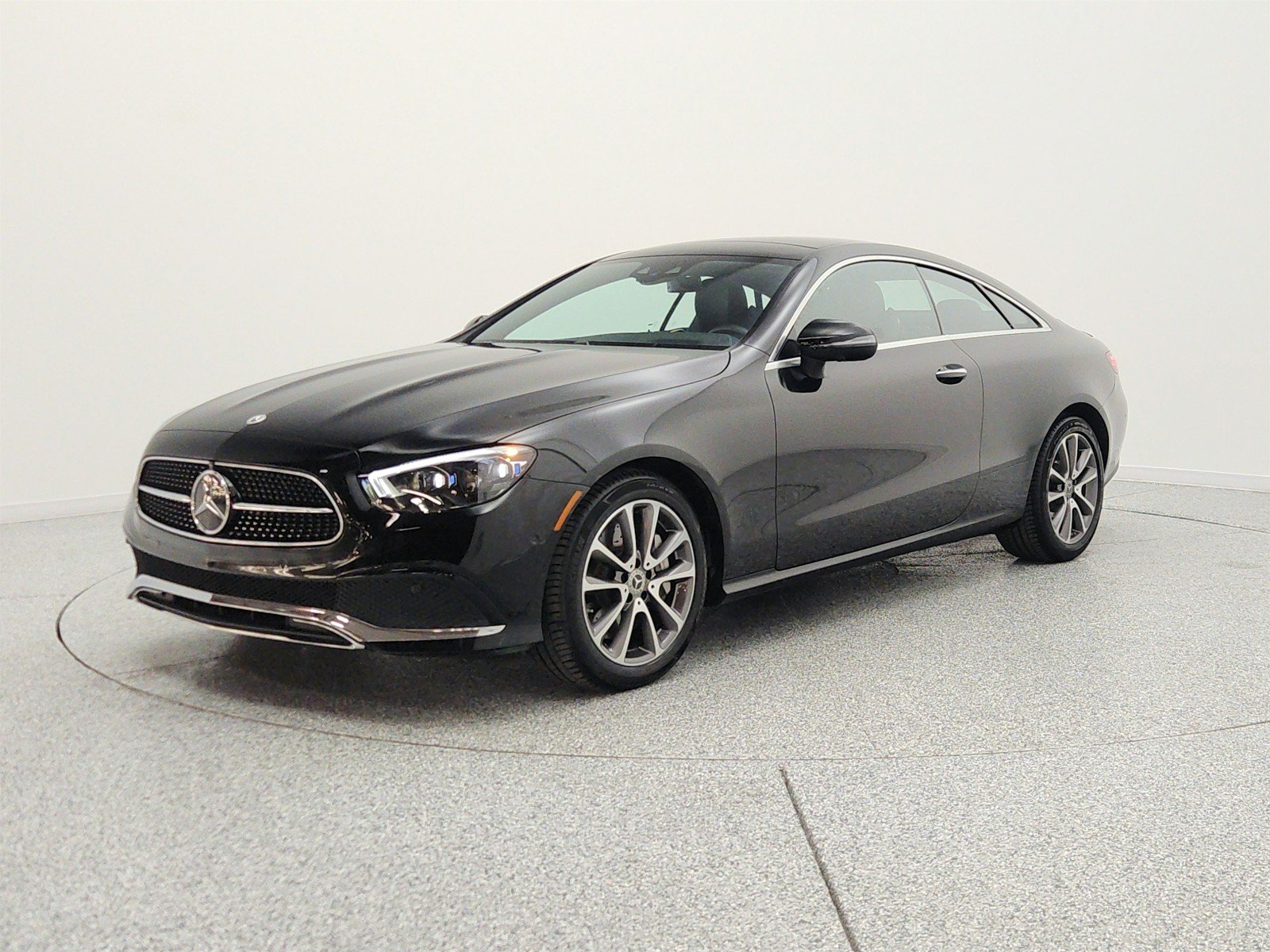 Certified Used 2023 Black Mercedes-Benz E 450 4MATIC® Coupe image 1