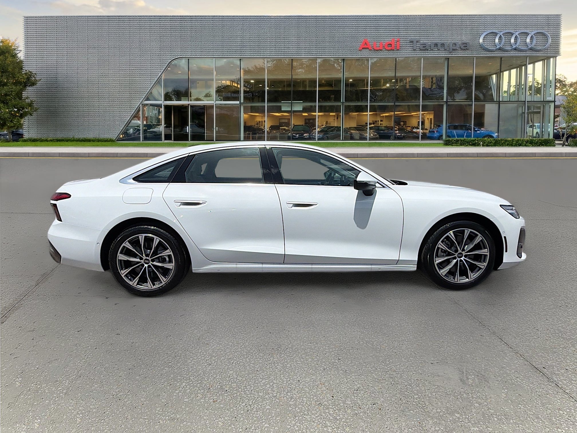 New 2026 Glacier White Metallic Audi Premium image 2