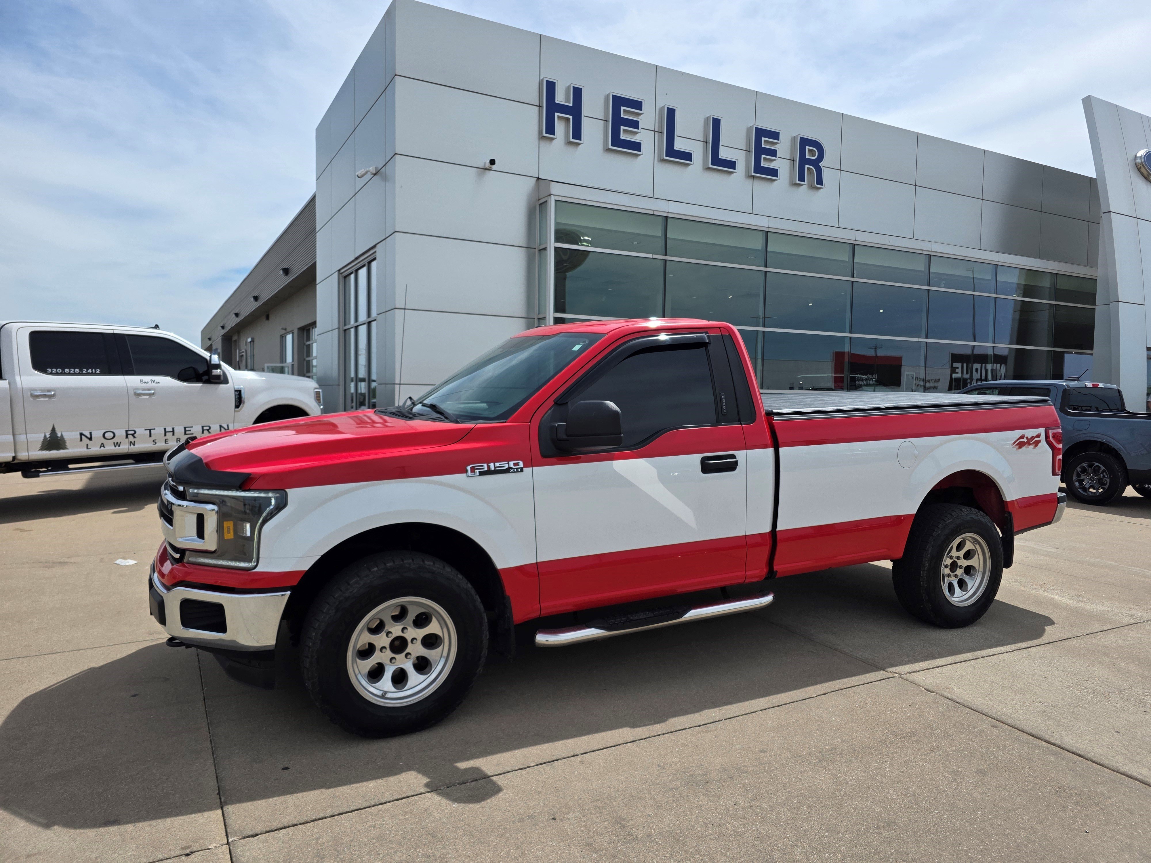 Used 2018 Race Red Ford XLT image 3