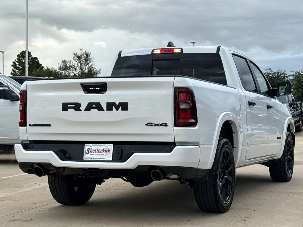 New 2026 Bright White Clear-Coat Exterior Paint RAM Laramie image 8