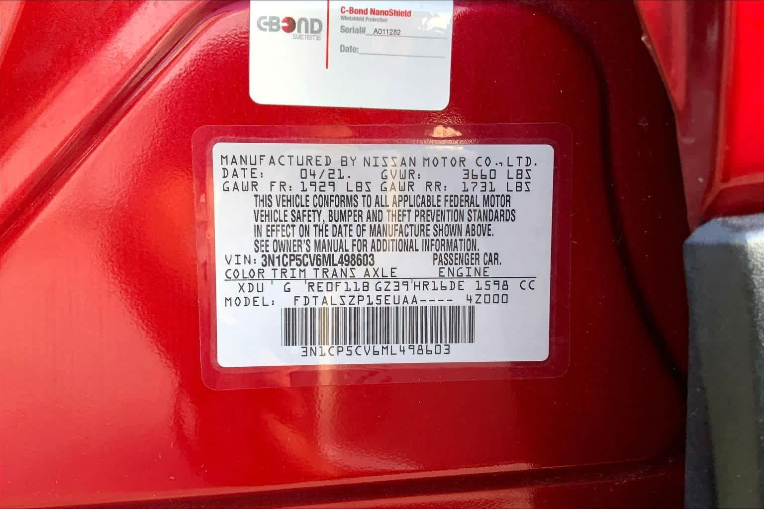 Used 2021 Scarlet Ember Tintcoat/Super Black Nissan SV image 37