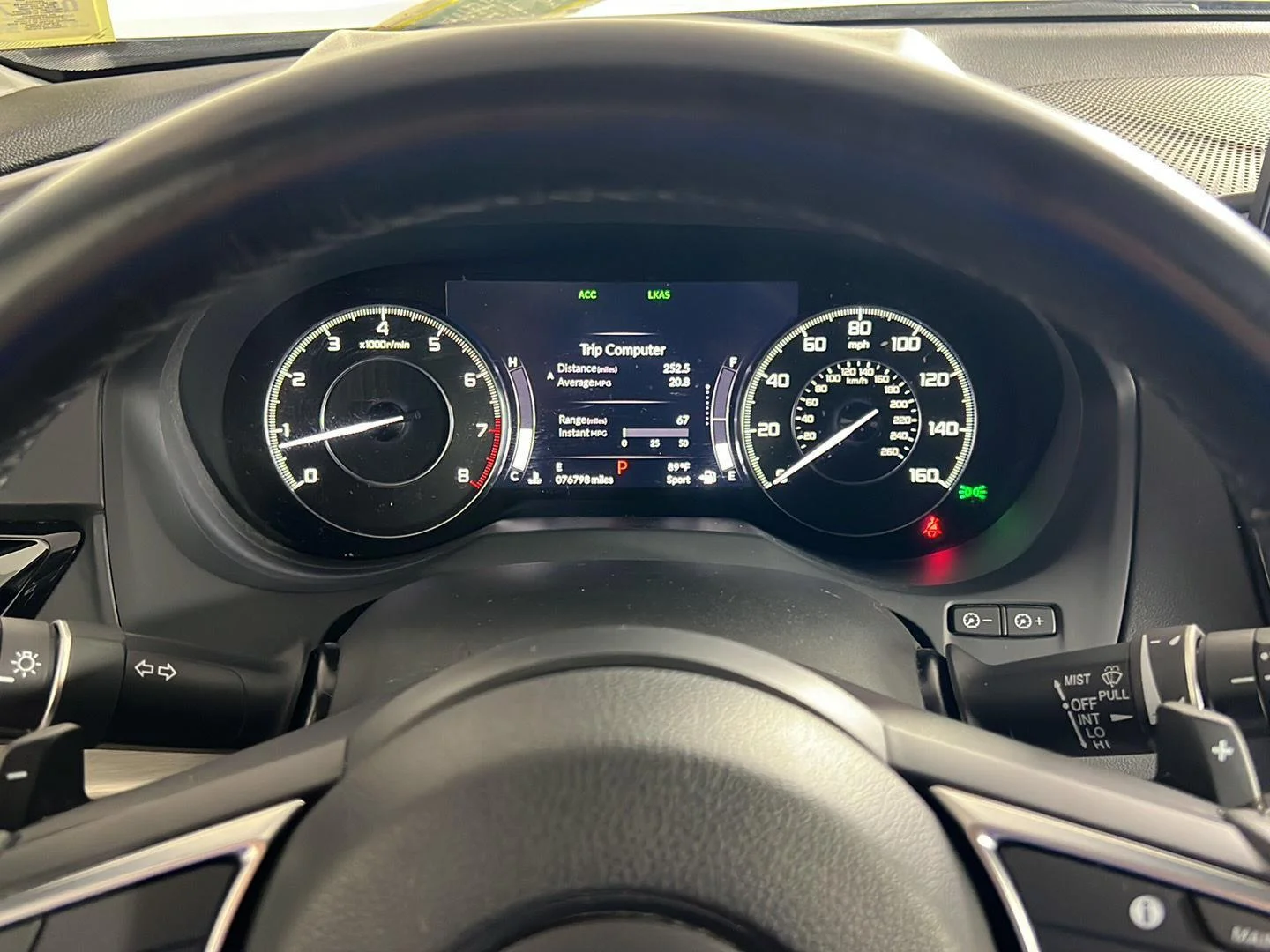 Used 2019 Fathom Blue Pearl Acura SH-AWD w/Tech image 18