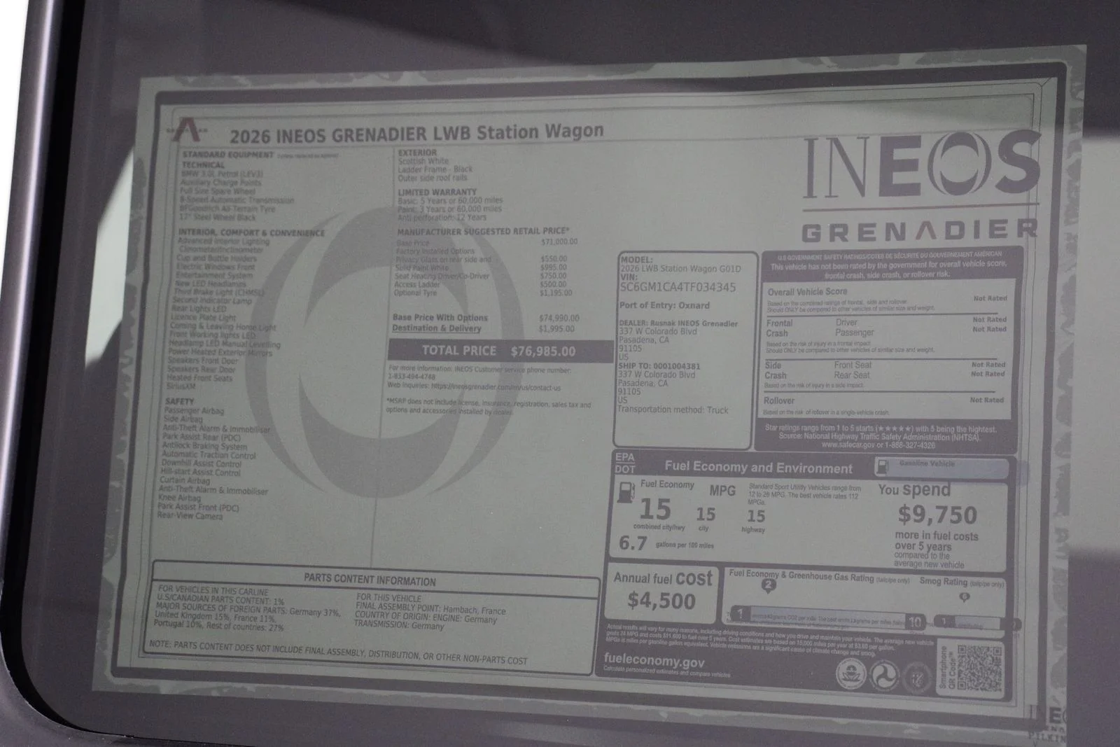 New 2026 Scottish White INEOS Base image 22