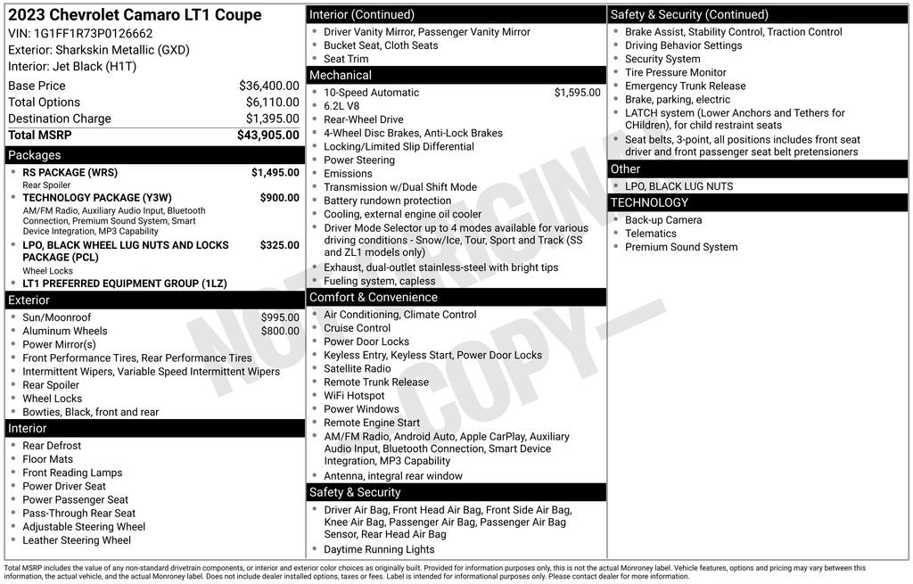 Certified Used 2023 Gray Chevrolet LT1 image 21