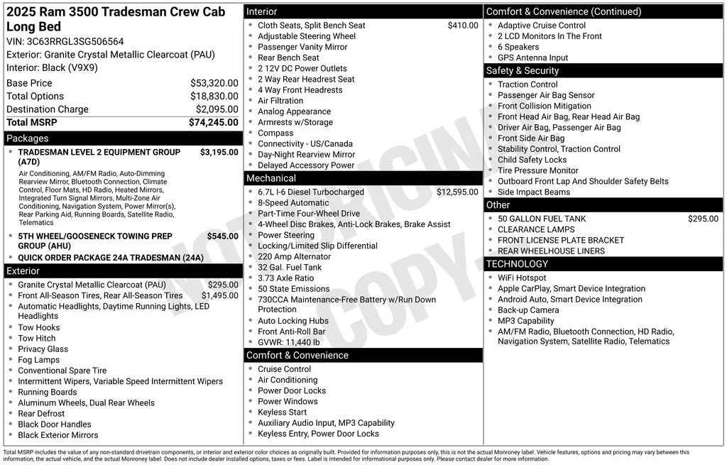 Used 2025 Gray Ram Tradesman image 4