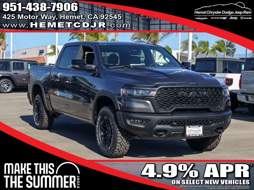 New 2026 Granite Crystal Metallic Clear-Coat Exterior Paint RAM Rebel image 1
