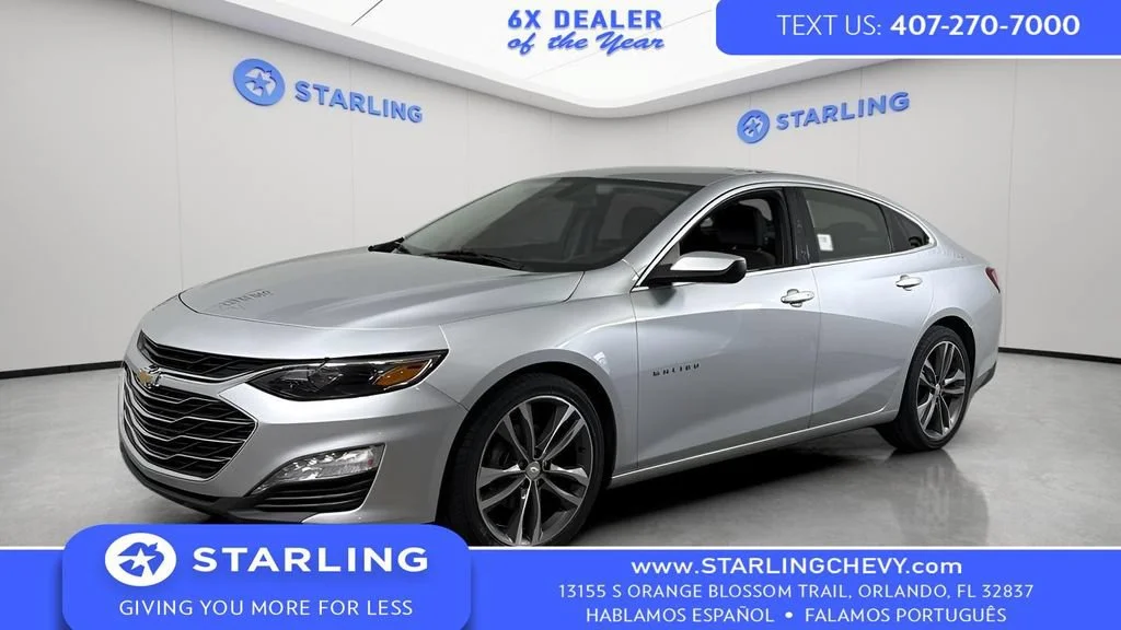Used 2022 Silver Ice Metallic Chevrolet LT image 1