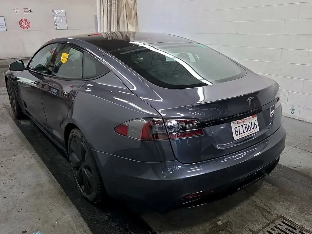 Used 2022 Gray Tesla Base image 2