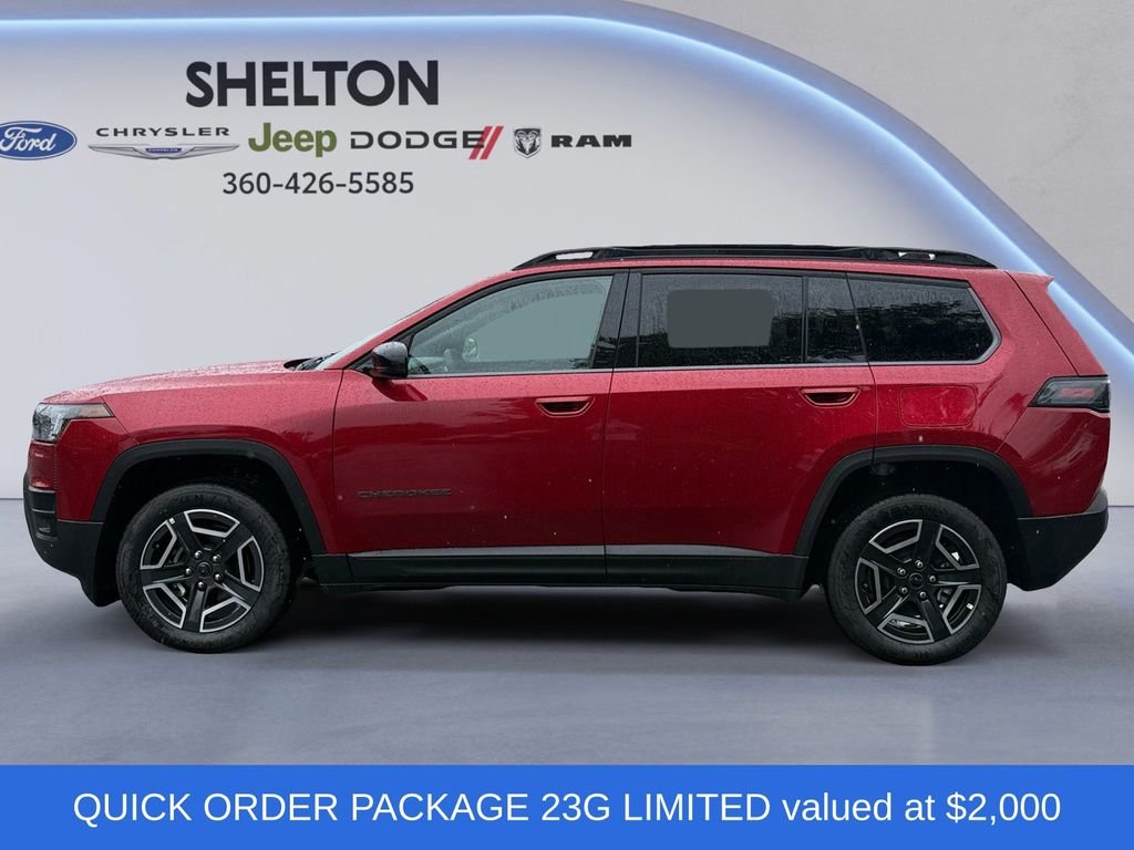 New 2026 Red Hot Pearl-Coat Exterior Paint Jeep Limited image 3