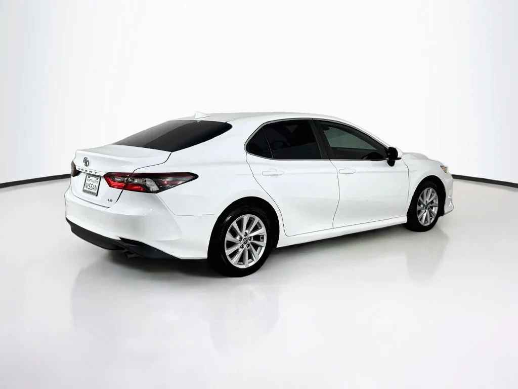 Used 2023 White Toyota LE image 7