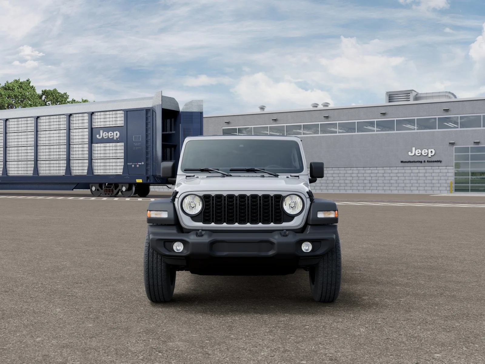 New 2026 Bright White Clearcoat Jeep Sport image 6