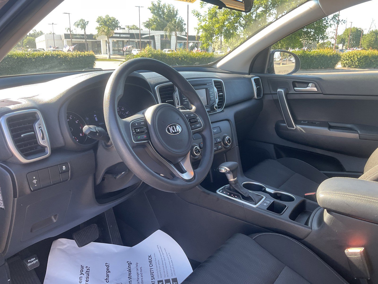 Used 2017 Black Cherry Kia LX image 15