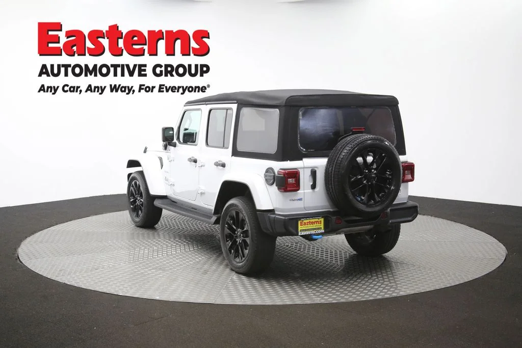 Used 2022 White Jeep Unlimited Sahara 4xe image 66