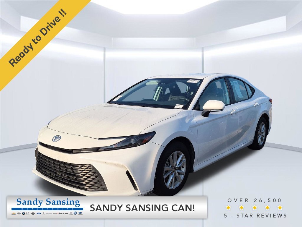 Used 2025 White Toyota LE image 1