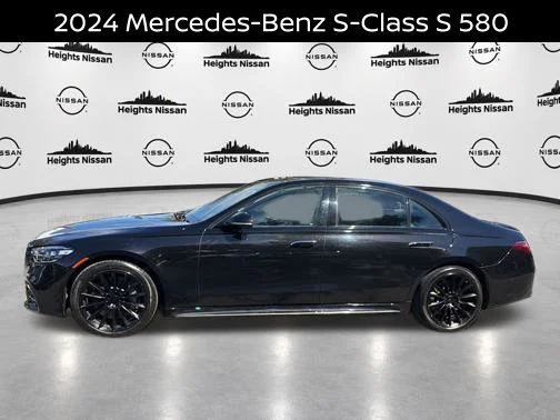 Used 2024 Black Mercedes-Benz S 580 image 2