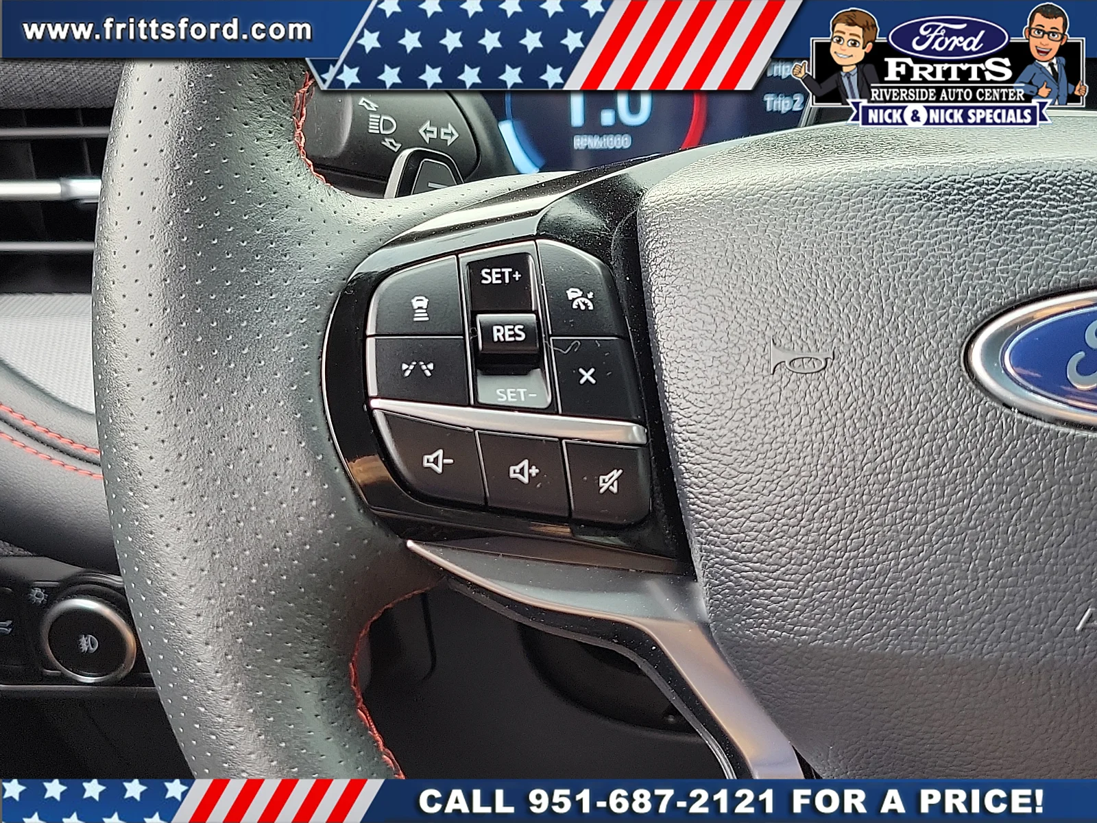 Certified Used 2025 Red Metallic Ford ST image 6