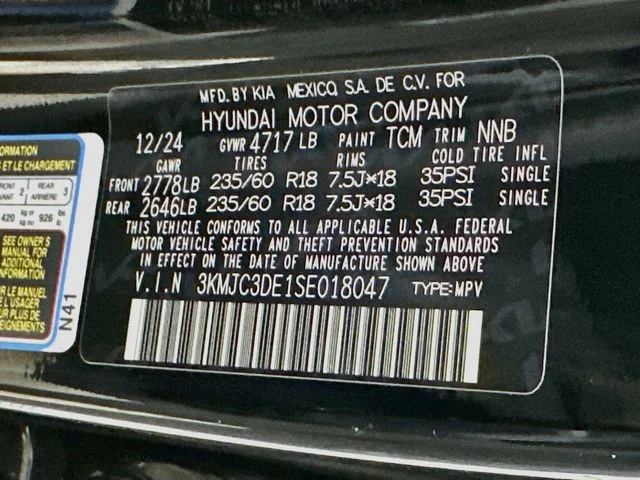 Certified Pre-Owned 2025 Hyundai Tucson SEL Convenience