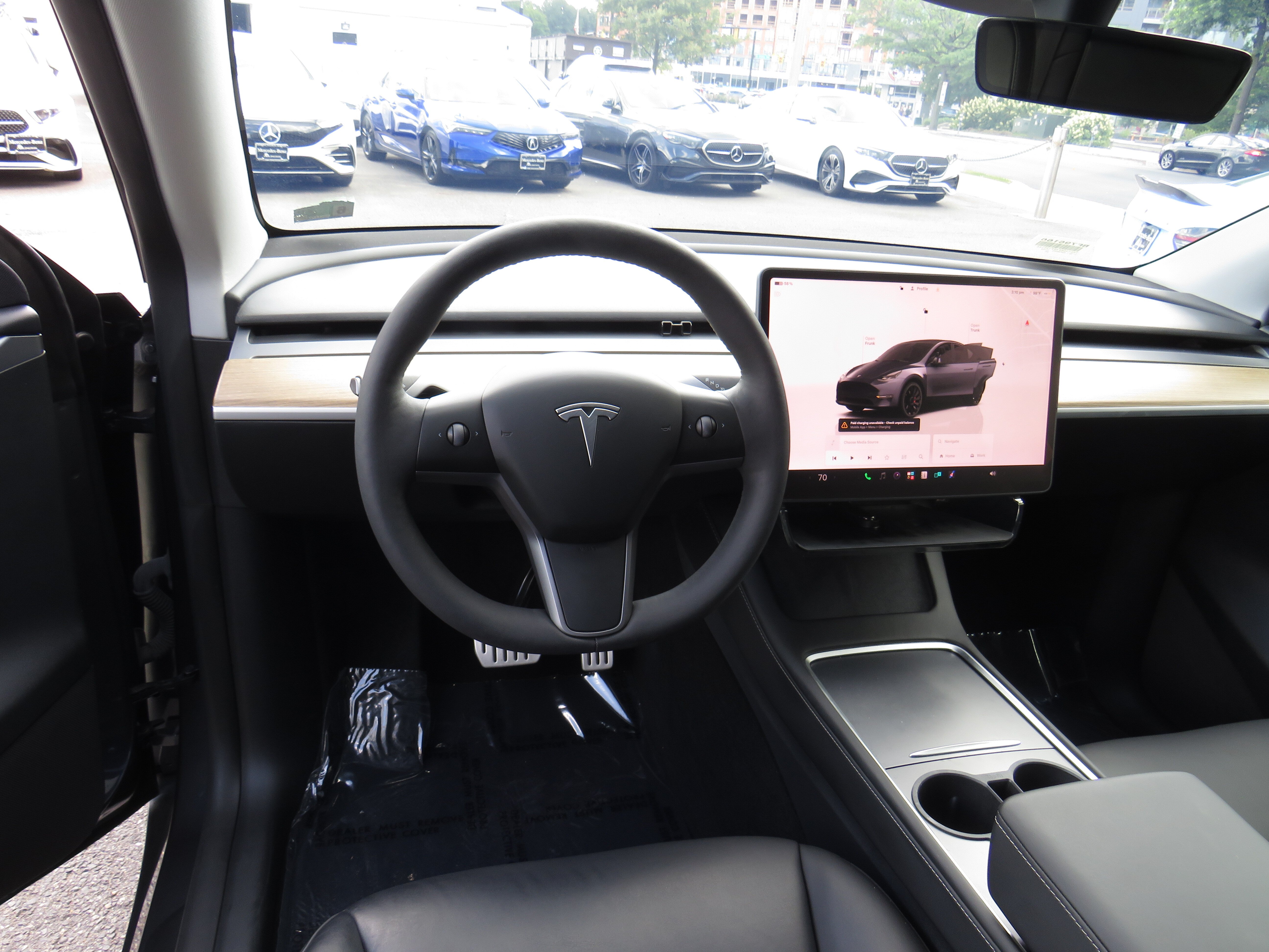 Used 2023 Midnight Silver Metallic Tesla Performance image 9