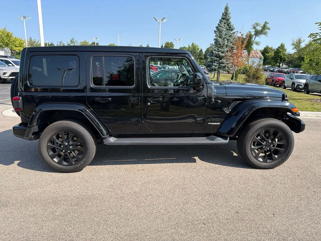 Used 2021 Black Jeep Unlimited Sahara High Altitude image 8