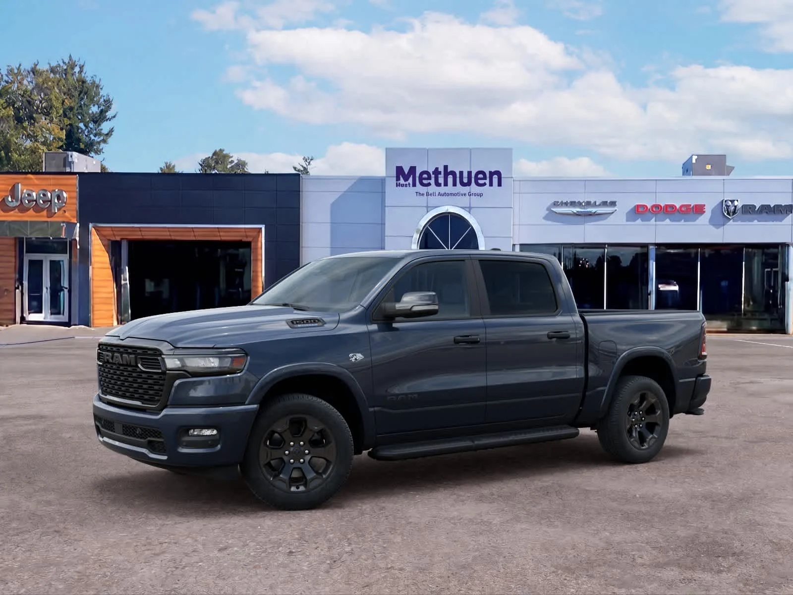 New 2026 Forged Blue Metallic Exterior Paint RAM Big Horn image 2