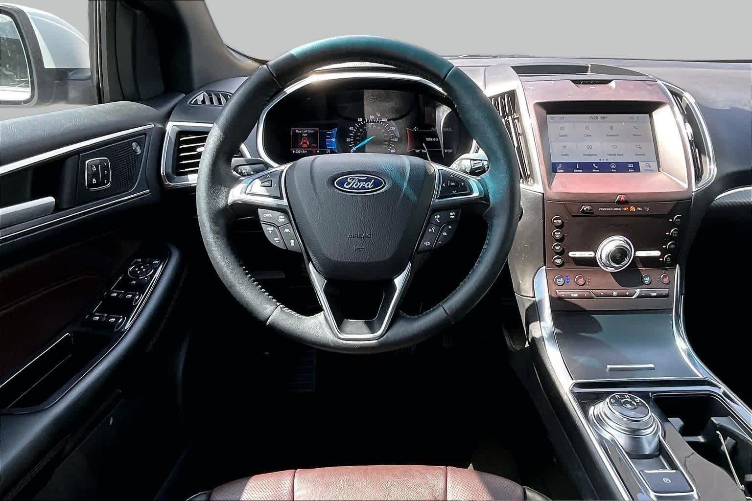Used 2020 Star White Metallic Tri-Coat Ford Titanium image 6
