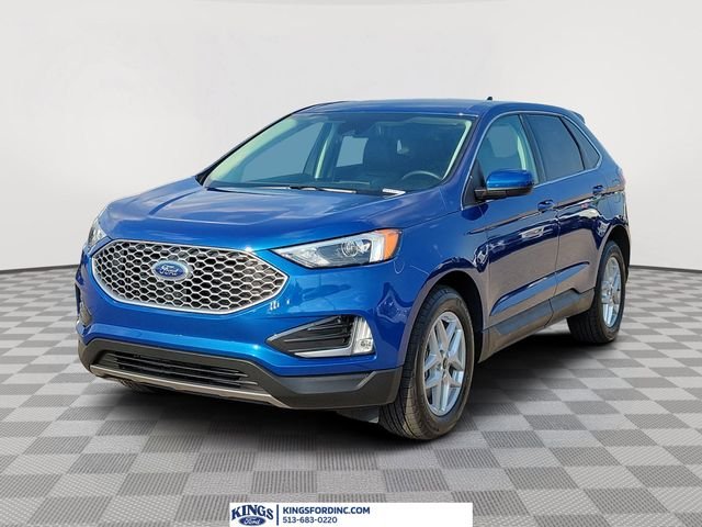 Certified Used 2024 Blue Metallic Ford SEL image 1