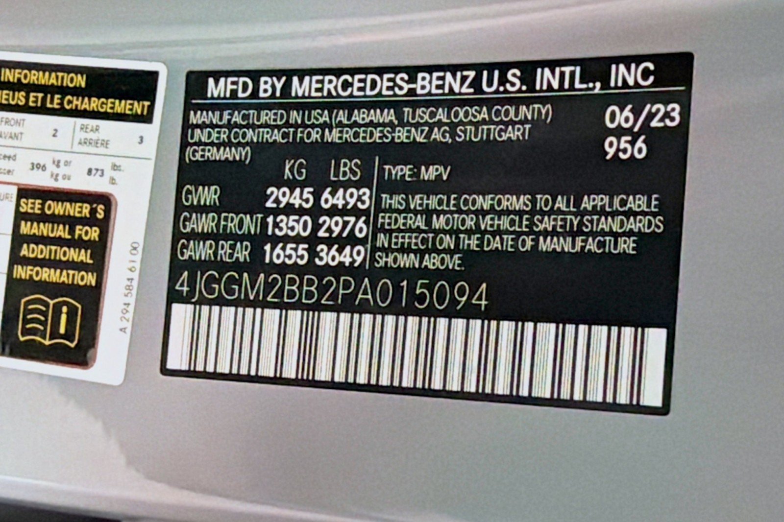 Certified Used 2023 MANUFAKTUR Alpine Grey Mercedes-Benz 350+ image 25
