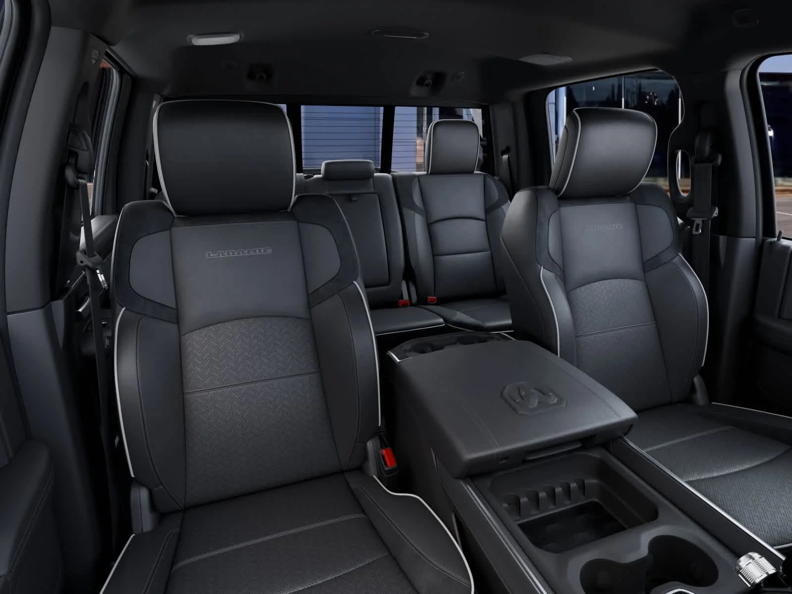 New 2027 Diamond Black Crystal Pearlcoat Ram Laramie image 16