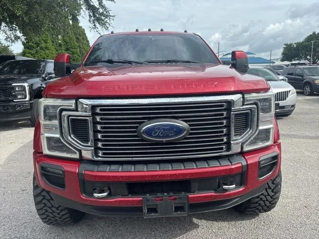 Used 2022 Red Ford Platinum image 2