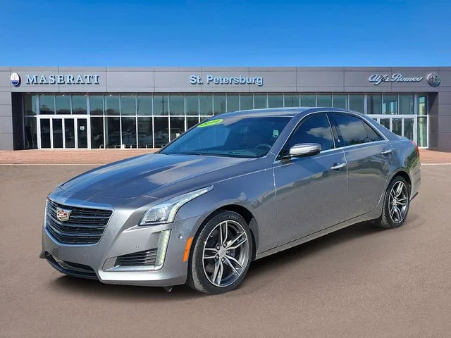 Used 2019 Gray Cadillac 3.6L Twin Turbo V-Sport Premium Luxury image 2