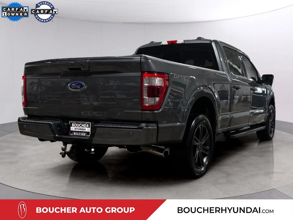 Used 2022 Carbonized Gray Metallic Ford Lariat image 3