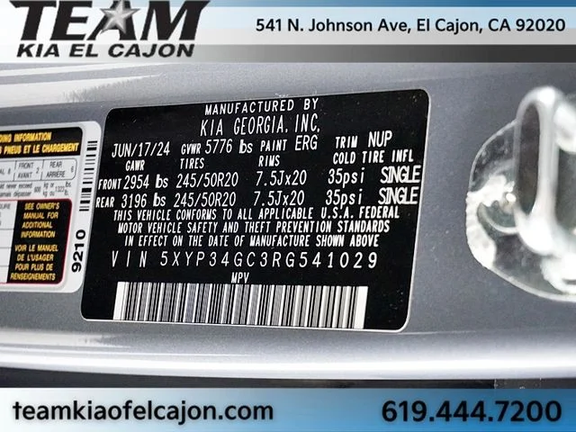 Used 2024 Silver Kia EX FWD image 35